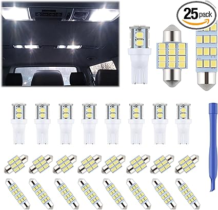 Car Interior LED Dome Light Kit