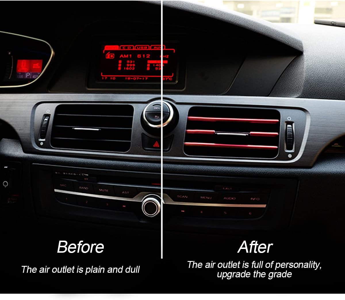 Car AC Vent Decorative Trim Strips