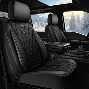 Luxury Quilted Leather Car Seat Covers