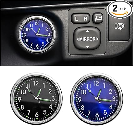 Mini Luminous Car Dashboard Clock
