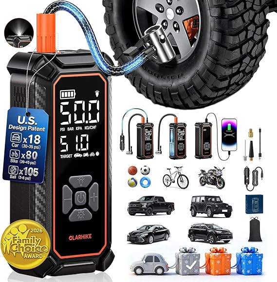 Portable Smart Tire Inflator (150 PSI)