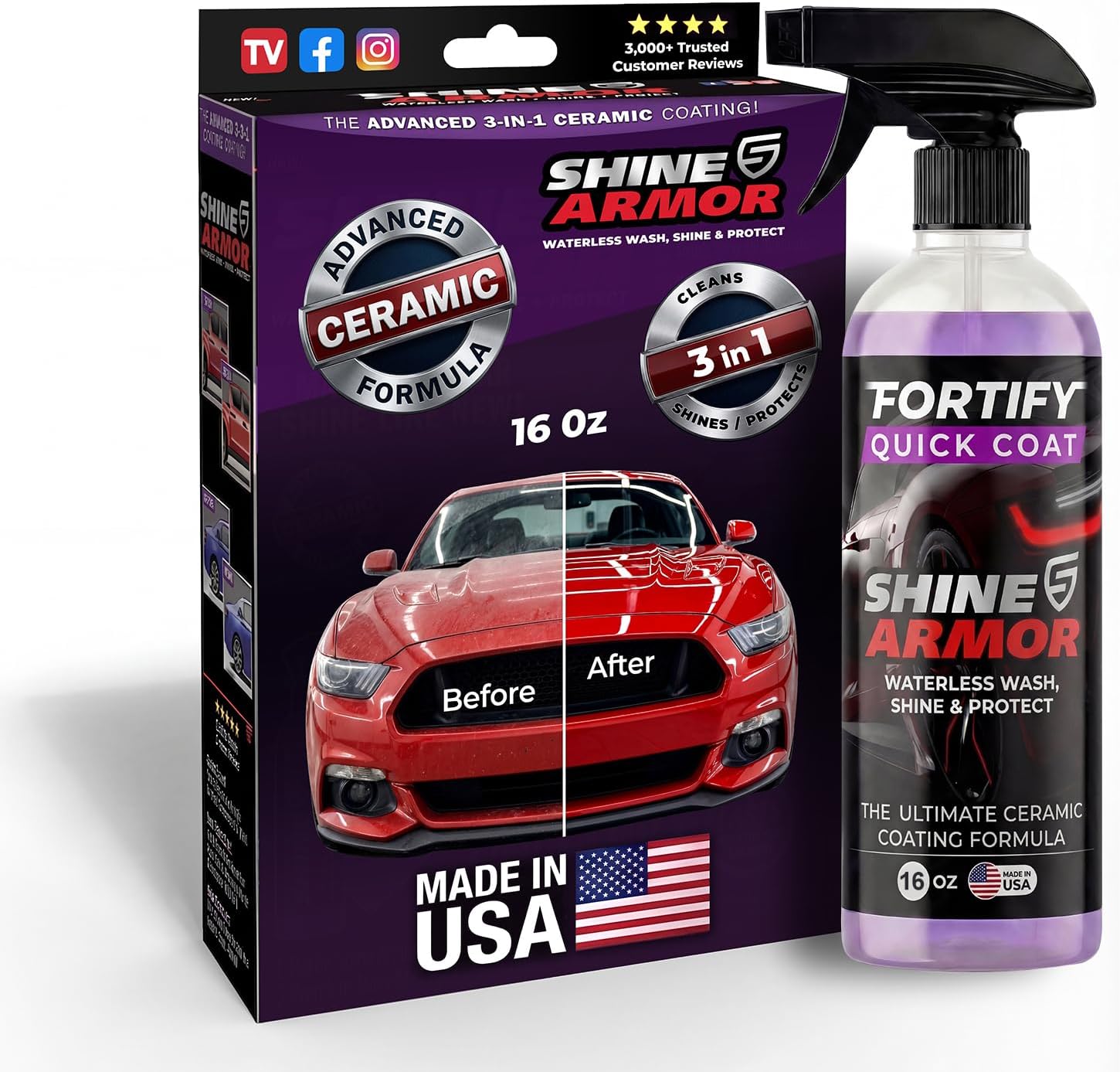 Shine Armor 3-in-1 Ceramic Coating Spray