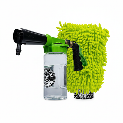 Foam Spray Bottle Car Wash Gun with Microfiber Cleaning Mitt