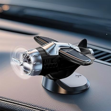 Rotating Airplane Car Dashboard Ornament